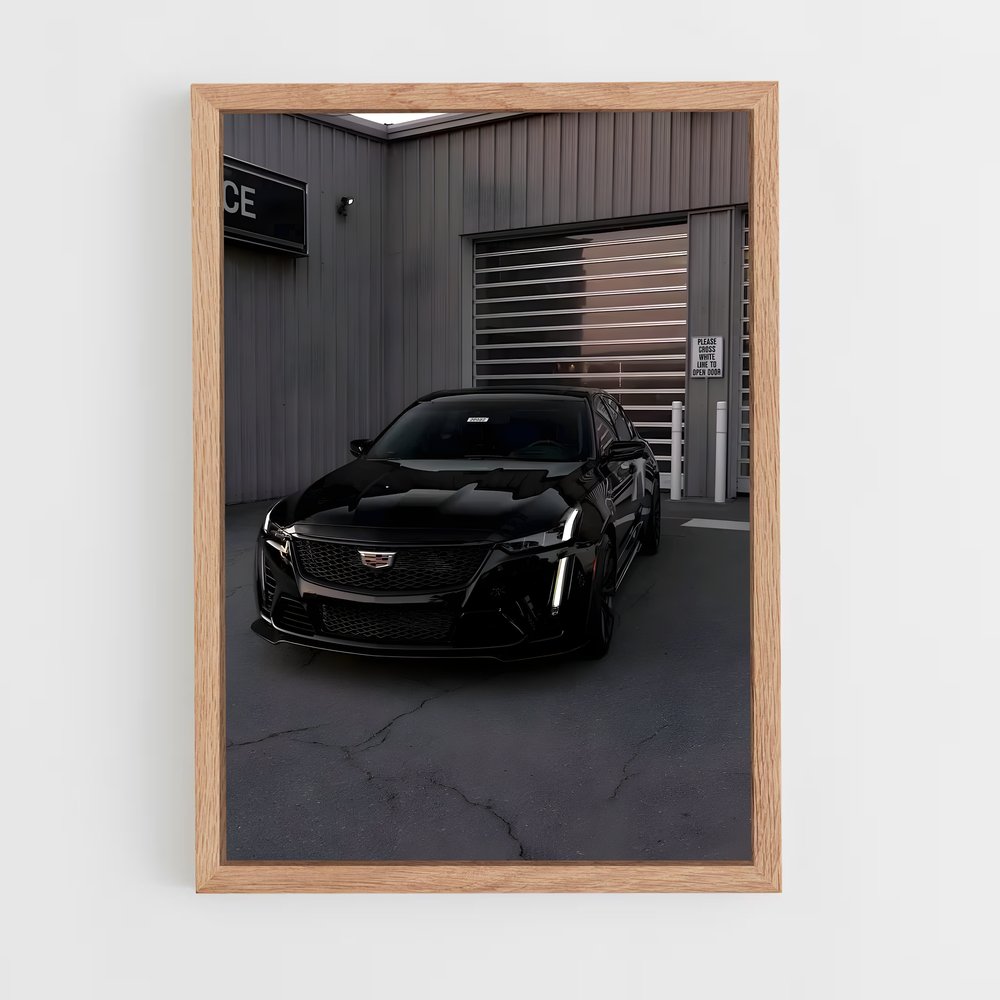 Poster Cadillac Noir (vue 4)